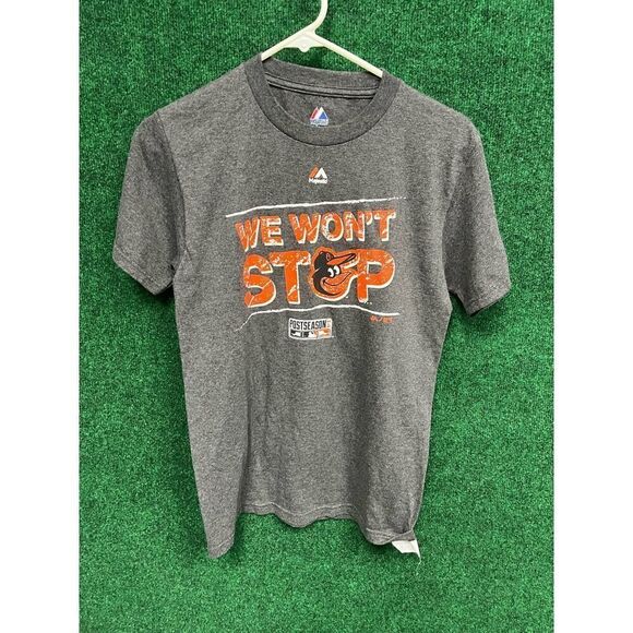 2014 Baltimore Orioles Sz Small Gray T-Shirt Unisex Y2K Gift - Picture 4 of 5